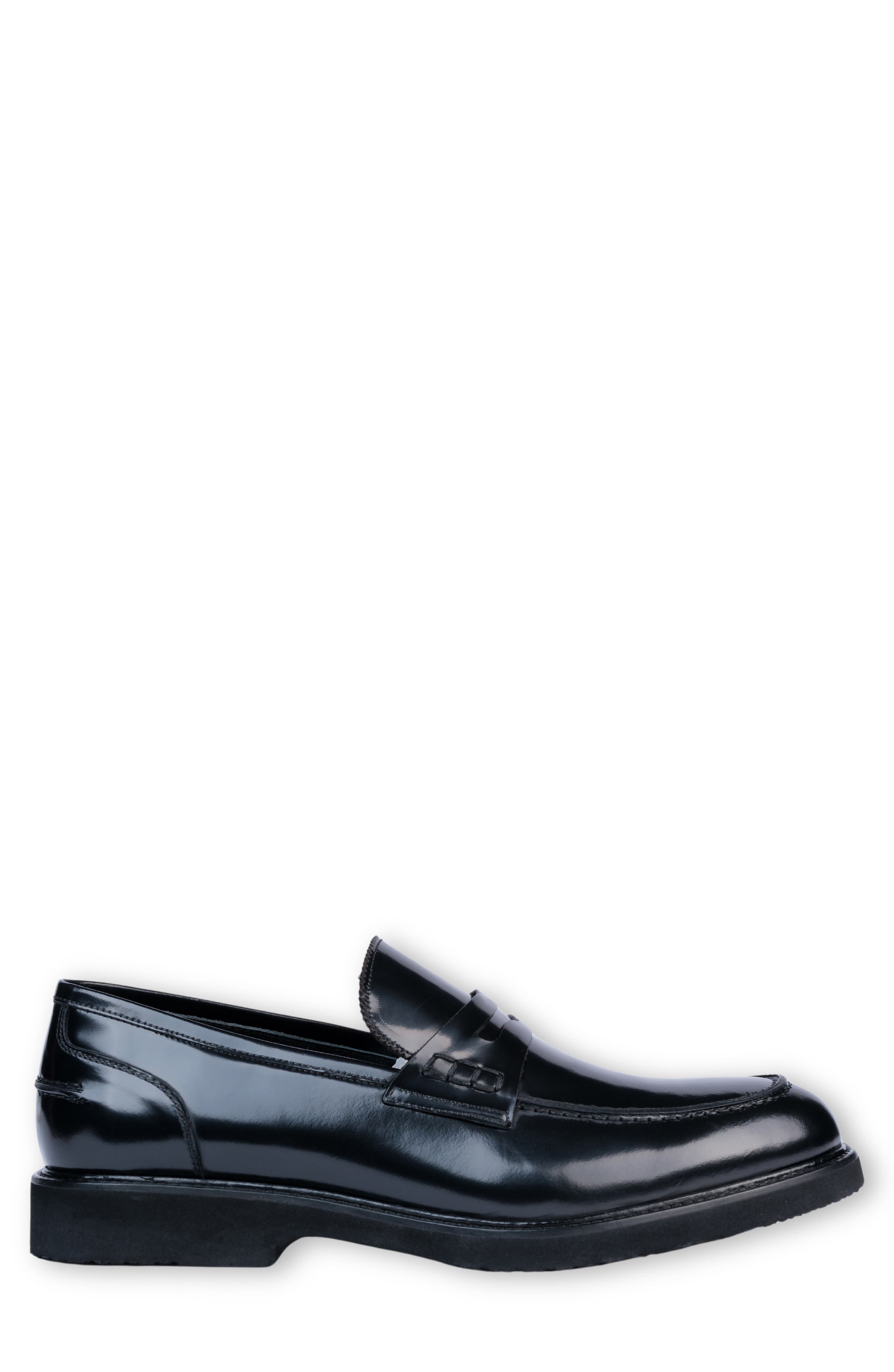 VELLAPAIS Tavro Penny Loafer, Alternate, color, Black
