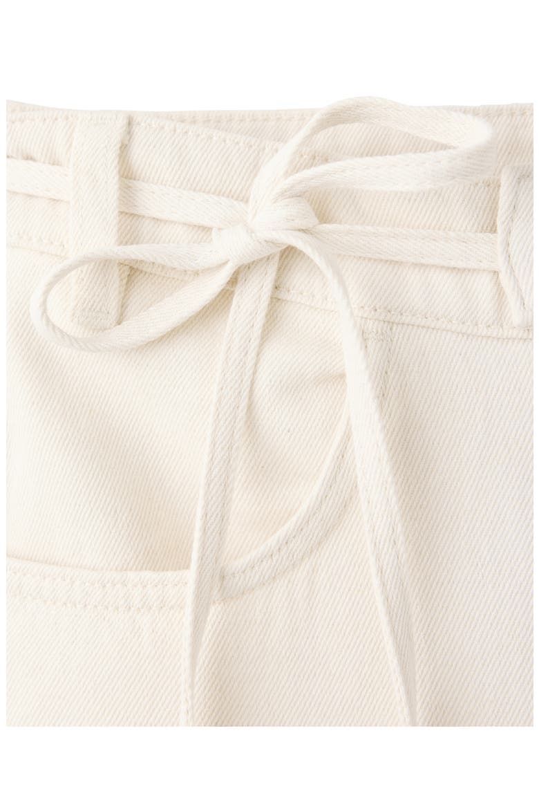 Wide Leg Cotton & Linen Jeans, Alternate, color, ECRU