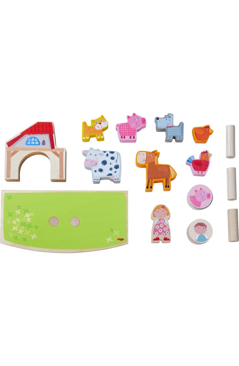 HABA Animal Balancing Act Wobbly Stacking Dexterity Game for Ages 2+, Alternate, color, Multi