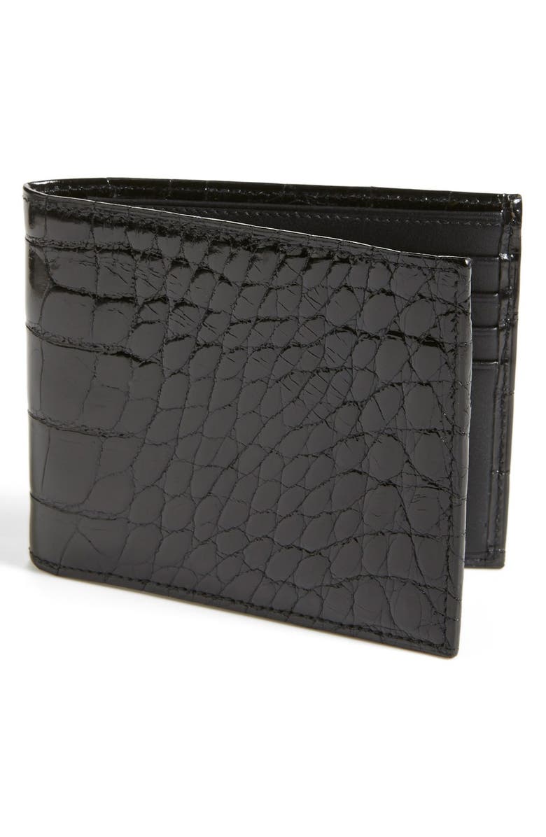 BOCONI Alligator Wallet, Main, color,