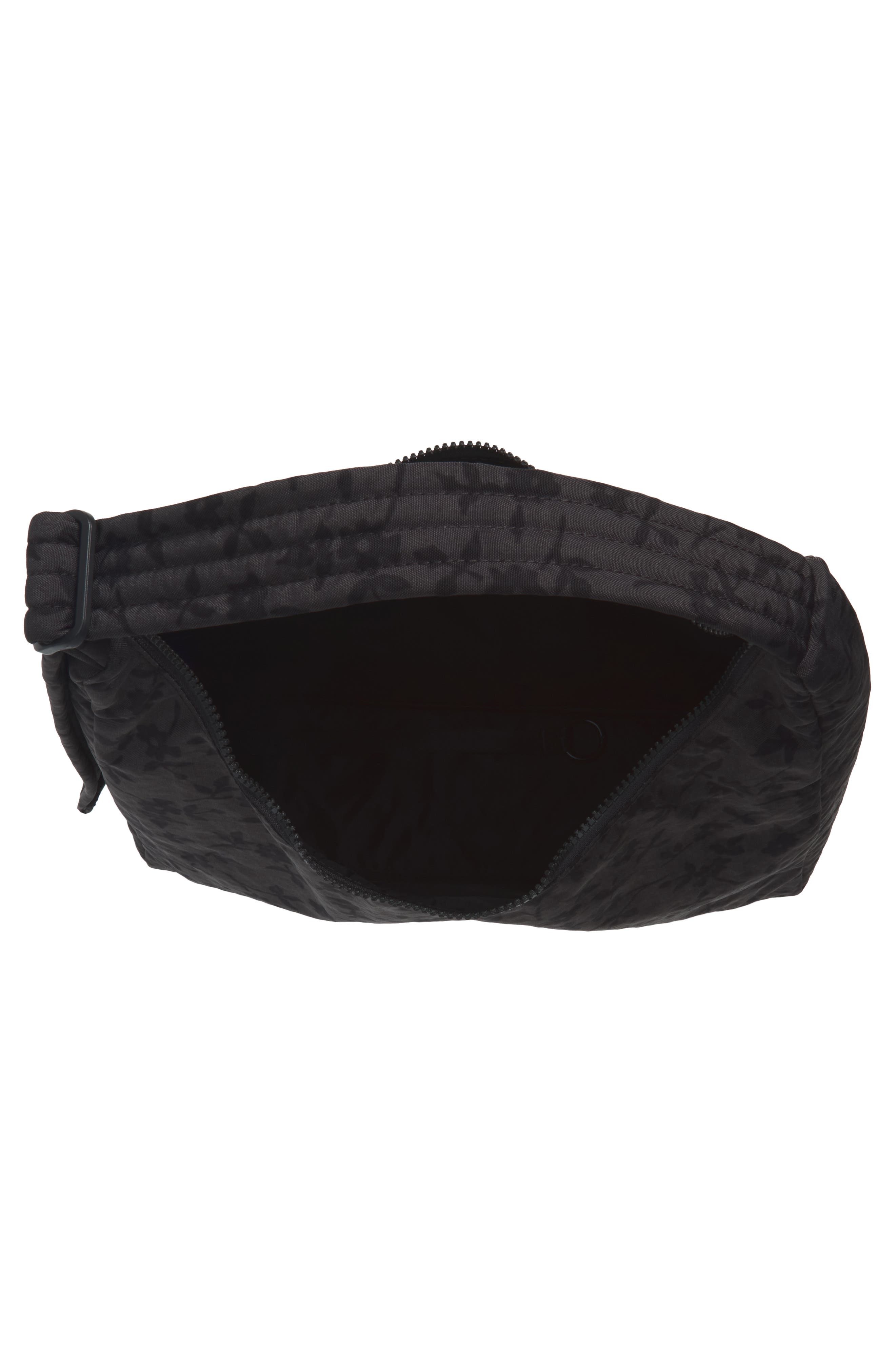 Recycled Nylon Shoulder Bag, Alternate, color, CHARCOAL DITSY FLORAL