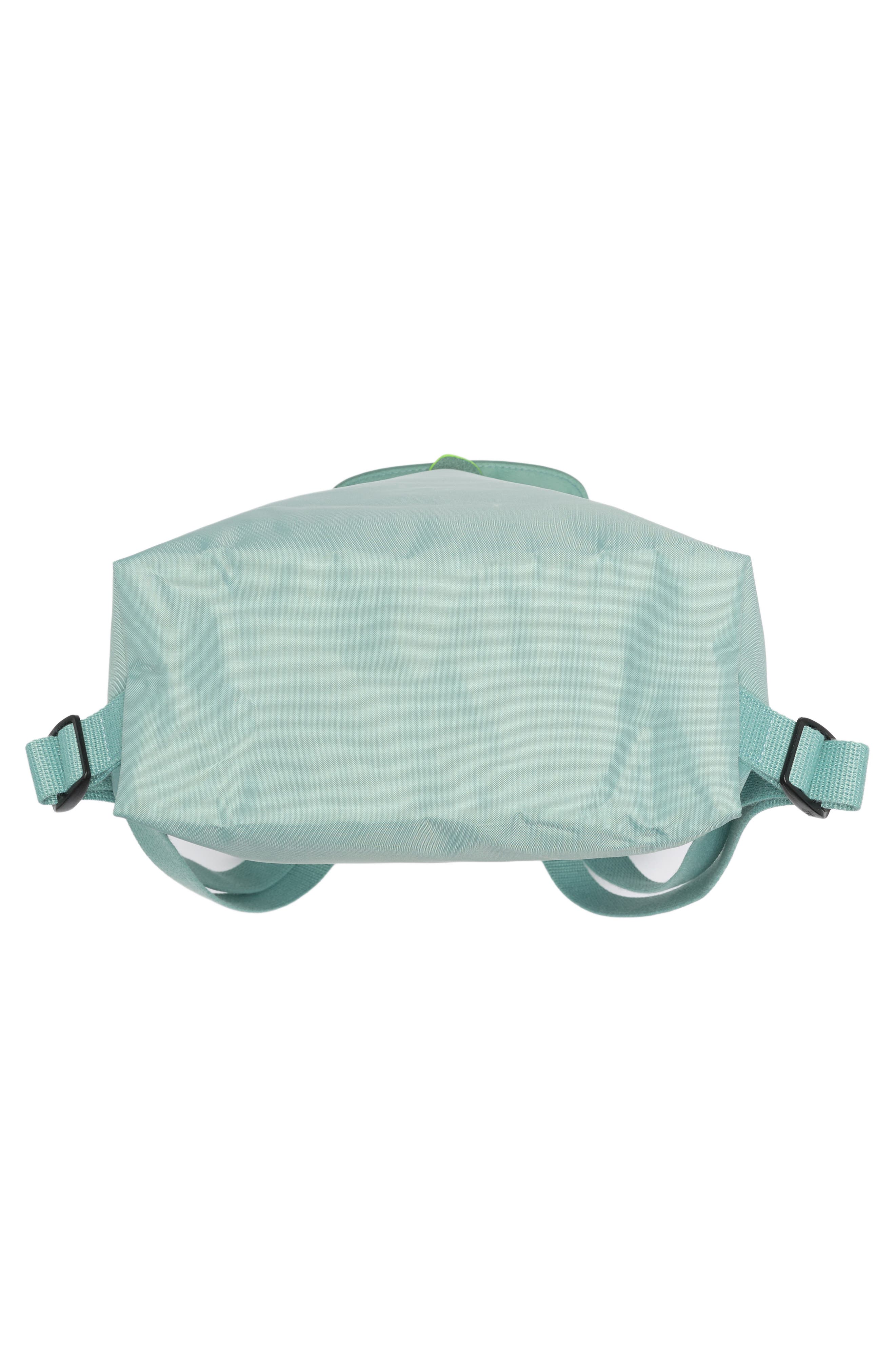 Mini Le Pliage Green Recycled Canvas Backpack, Alternate, color, LAGOON