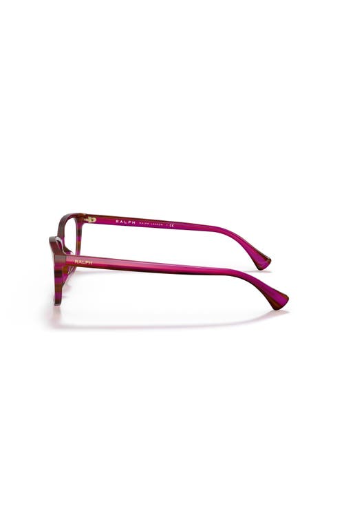 Ralph 53mm Rectangle Optical Glasses In Brown