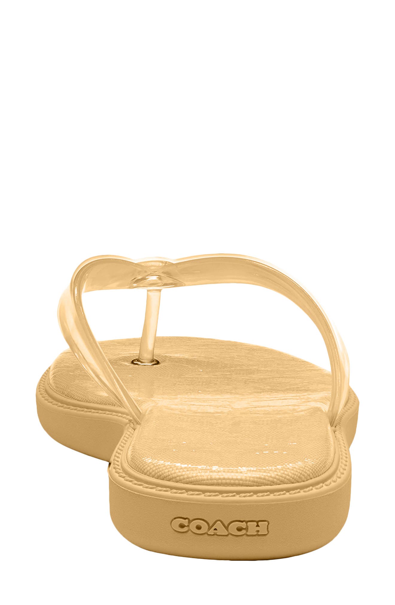 COACH Jelly Flip Flop, Alternate, color, Vanilla