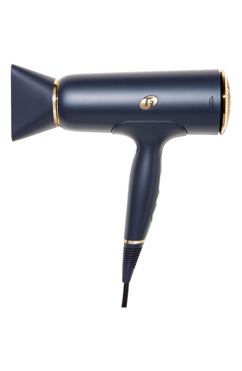 T3 Midnight Blue Cura Professional Digital Ionic Hair Dryer, Main, color, 