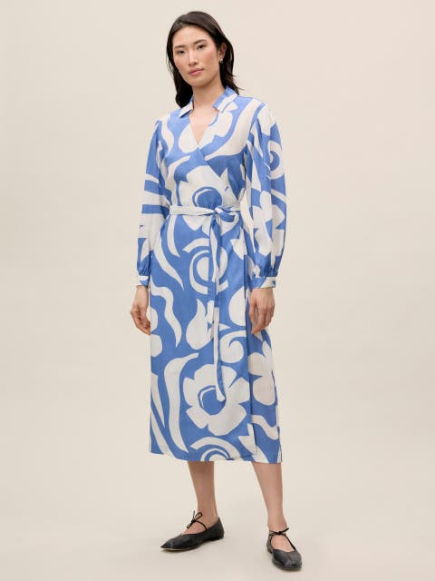 Silhouette Fleur Long Sleeve Whisper Dress