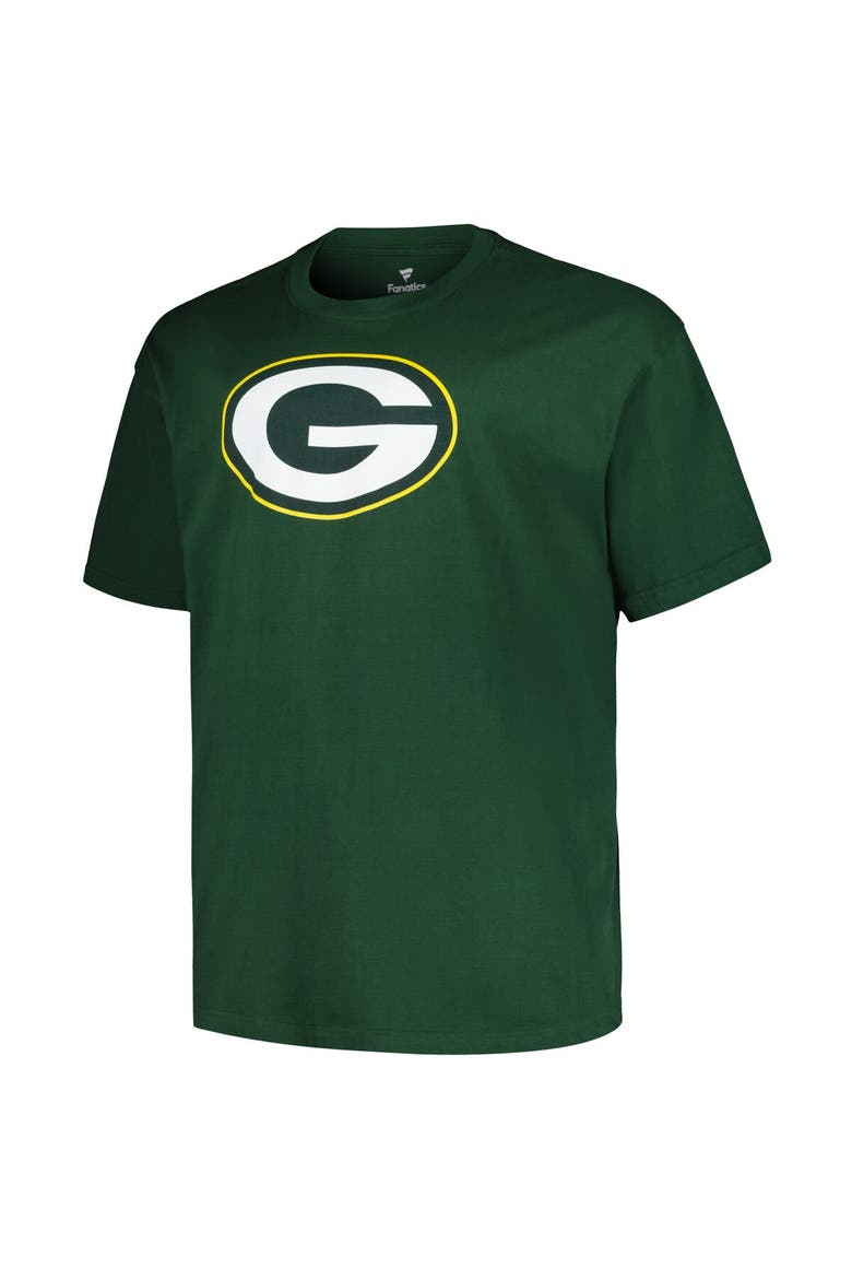 Men's Fanatics Branded Jordan Love Green Green Bay Packers Big & Tall Player Name & Number T-Shirt, Alternate, color, Green