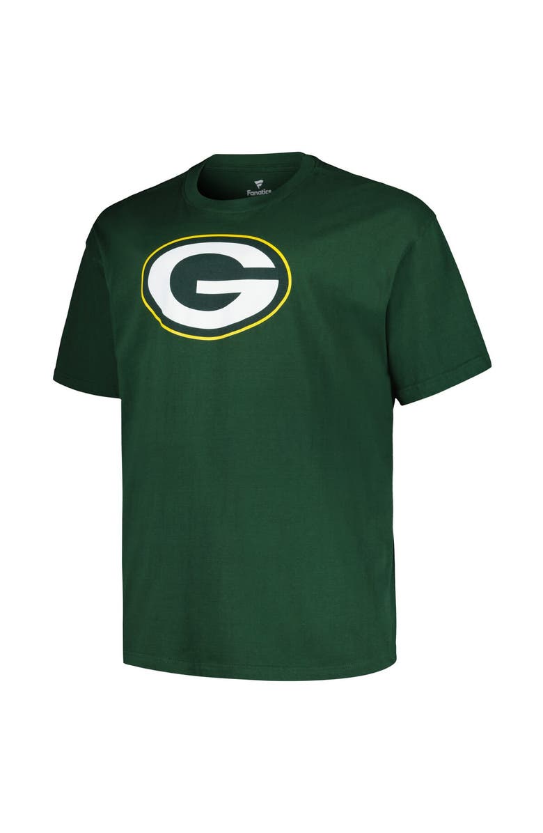 FANATICS Men's Fanatics Branded Jordan Love Green Green Bay Packers Big & Tall Player Name & Number T-Shirt, Alternate, color, Green