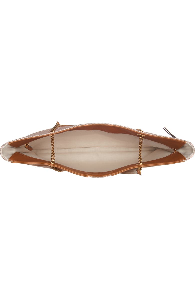 Valentino Garavani Large Viva Superstar Canvas Tote, Alternate, color, 9Qr Natural Tobacco/ Spice