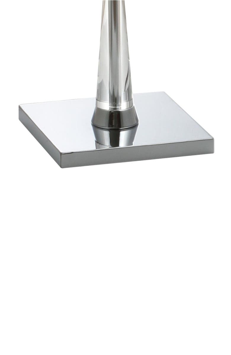 JONATHAN Y Francine 60" Crystal LED Floor Lamp, Chrome/Clear, Alternate, color, Clear/Chrome