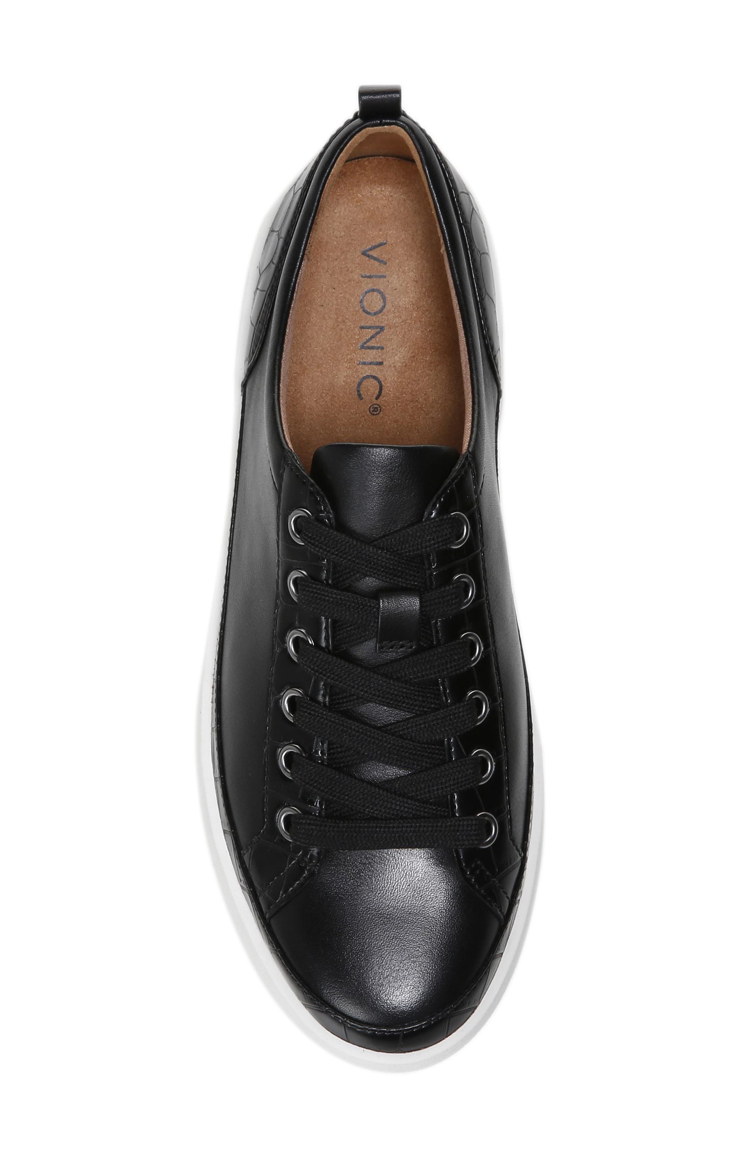 Vionic Winny Low Top Sneaker, Alternate, color, Black