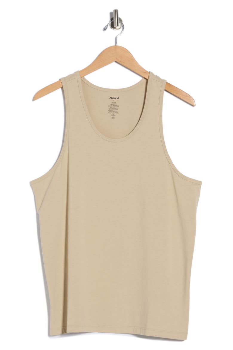 Racerback Tank Top, Alternate, color, TAN NANTUCKET