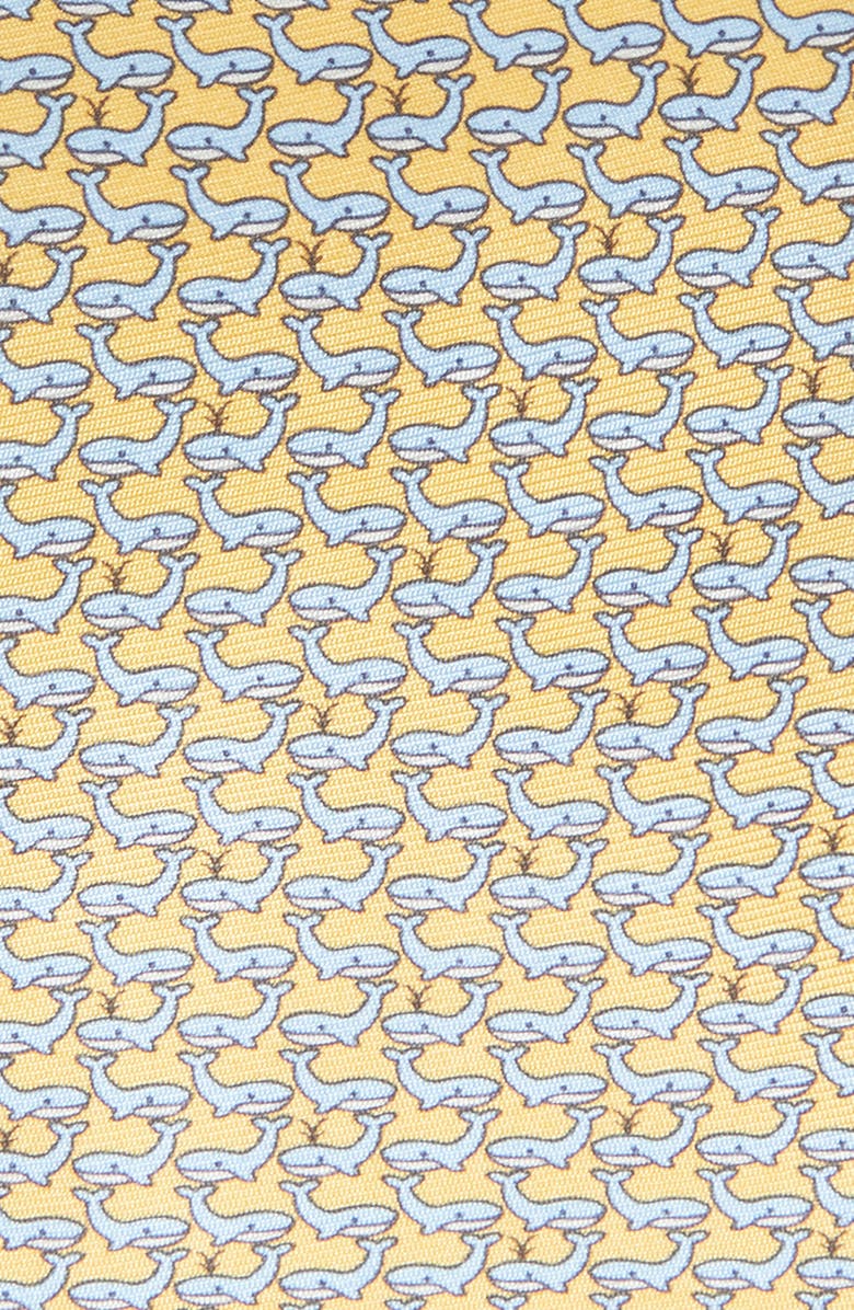 ZEGNA TIES Whale Print Mulberry Silk Tie, Alternate, color,