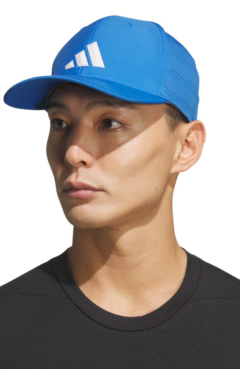 adidas Gameday 5 Stretch 6-Panel Cap, Alternate, color, Ray Blue/ White