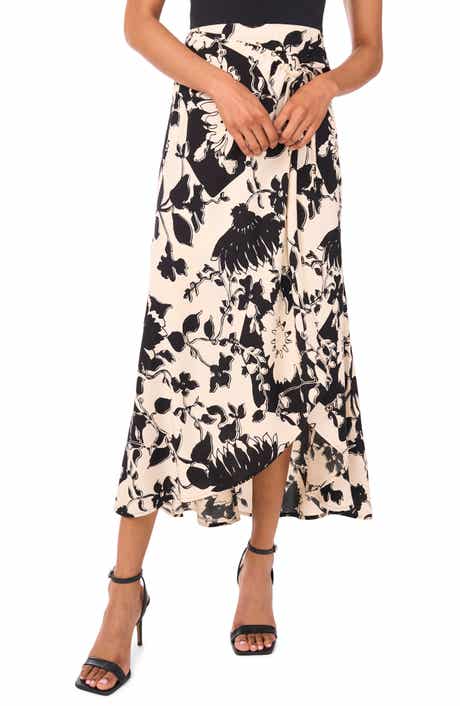 Halogen® Side Tie Wrap Maxi Skirt
