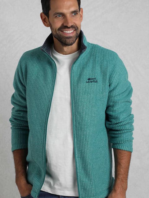 Shires Full Zip Grid Fleece
