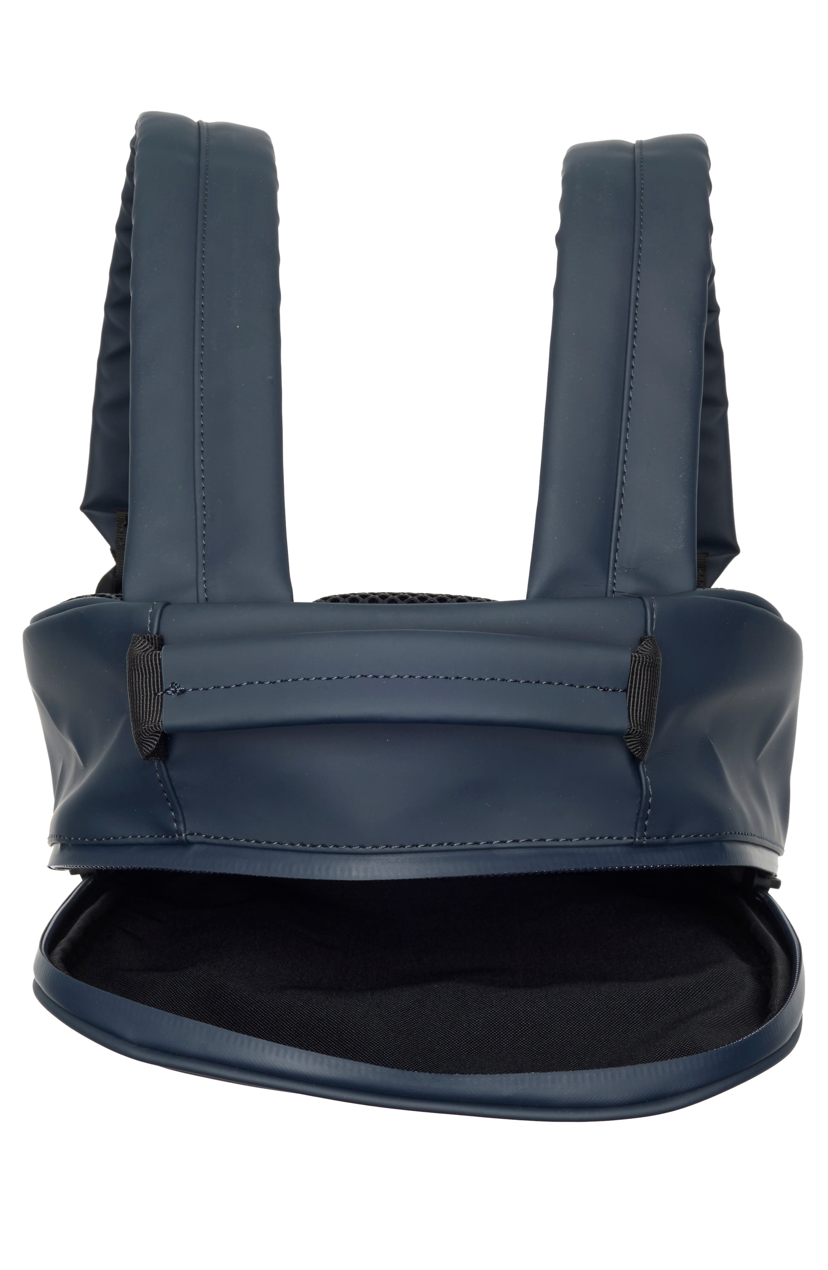 Book Faux Leather Daypack, Alternate, color, NAVY