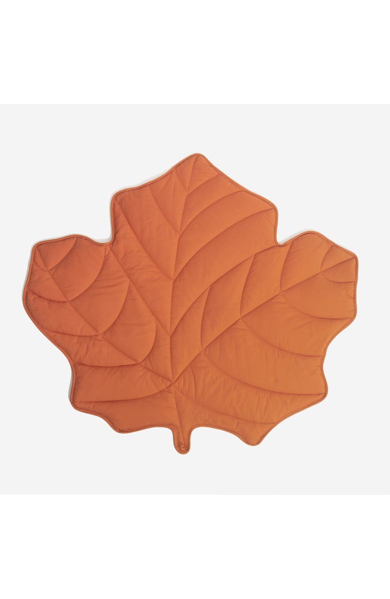 FunnyFuzzy Leaf Shape Pet Blanket, Main, color, Maple Red