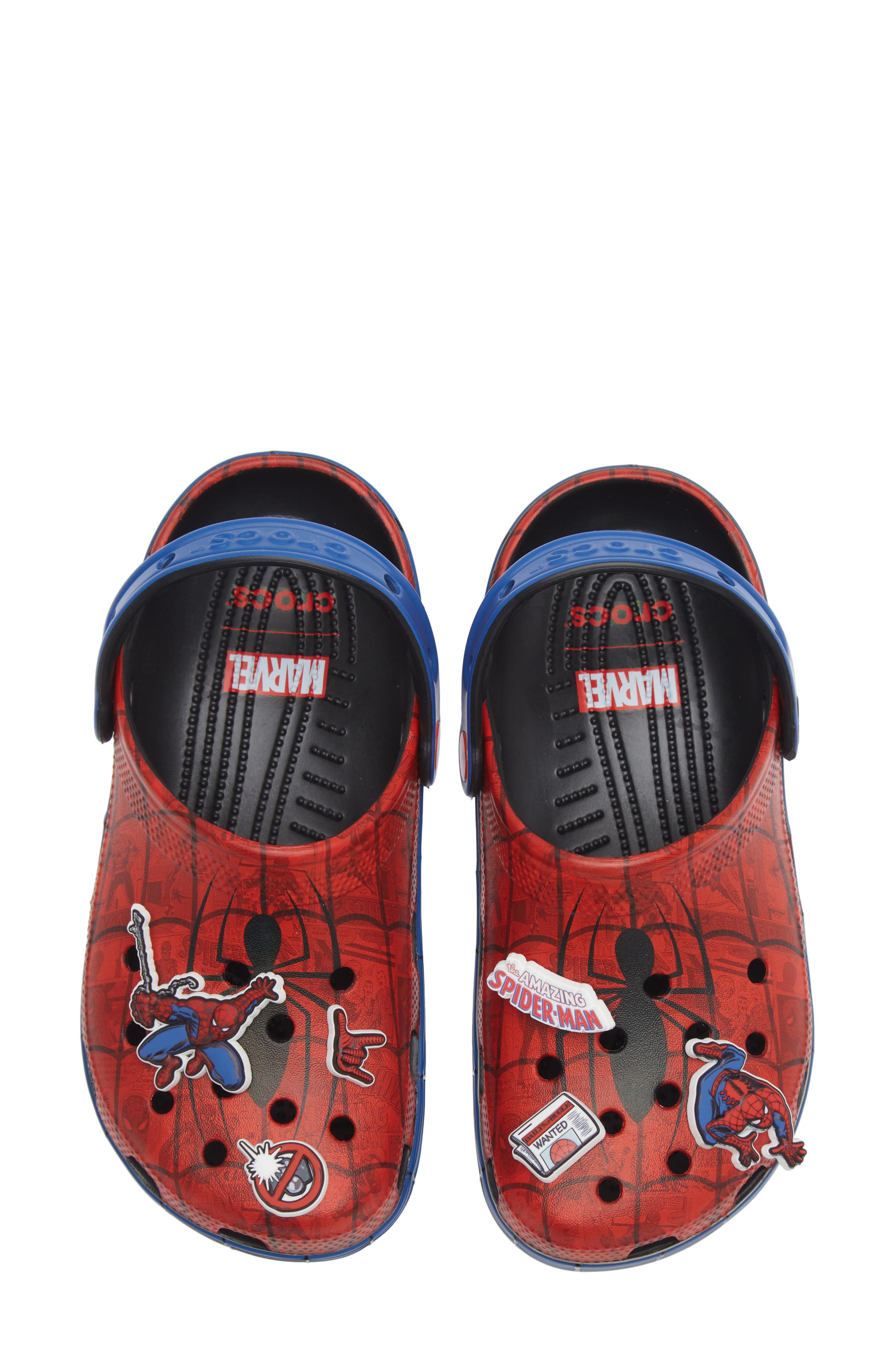 CROCS Marvel<sup>®</sup> Spider-Man<sup>®</sup> Web Classic Clog, Alternate, color, Red Multi