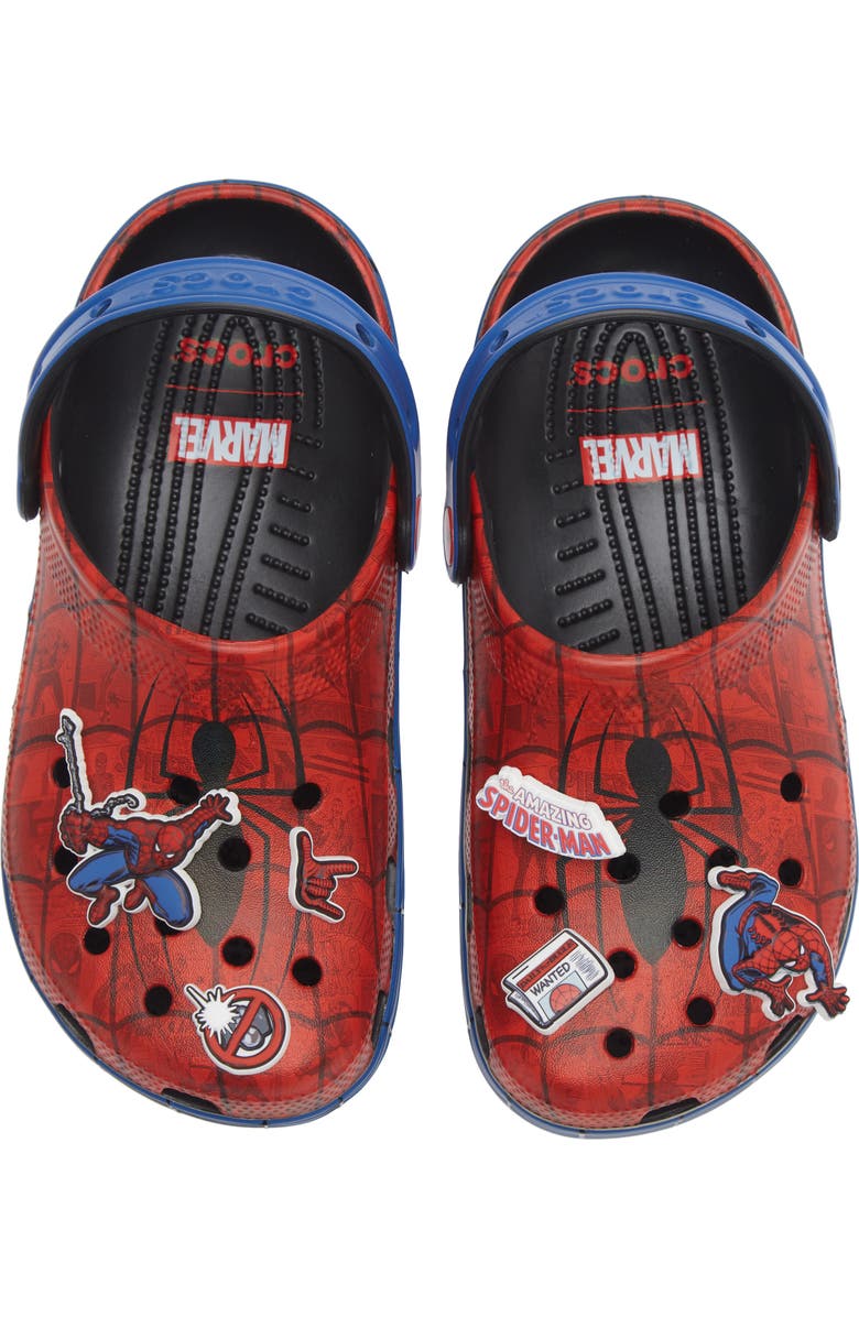 CROCS Marvel<sup>®</sup> Spider-Man<sup>®</sup> Web Classic Clog, Alternate, color, Red Multi