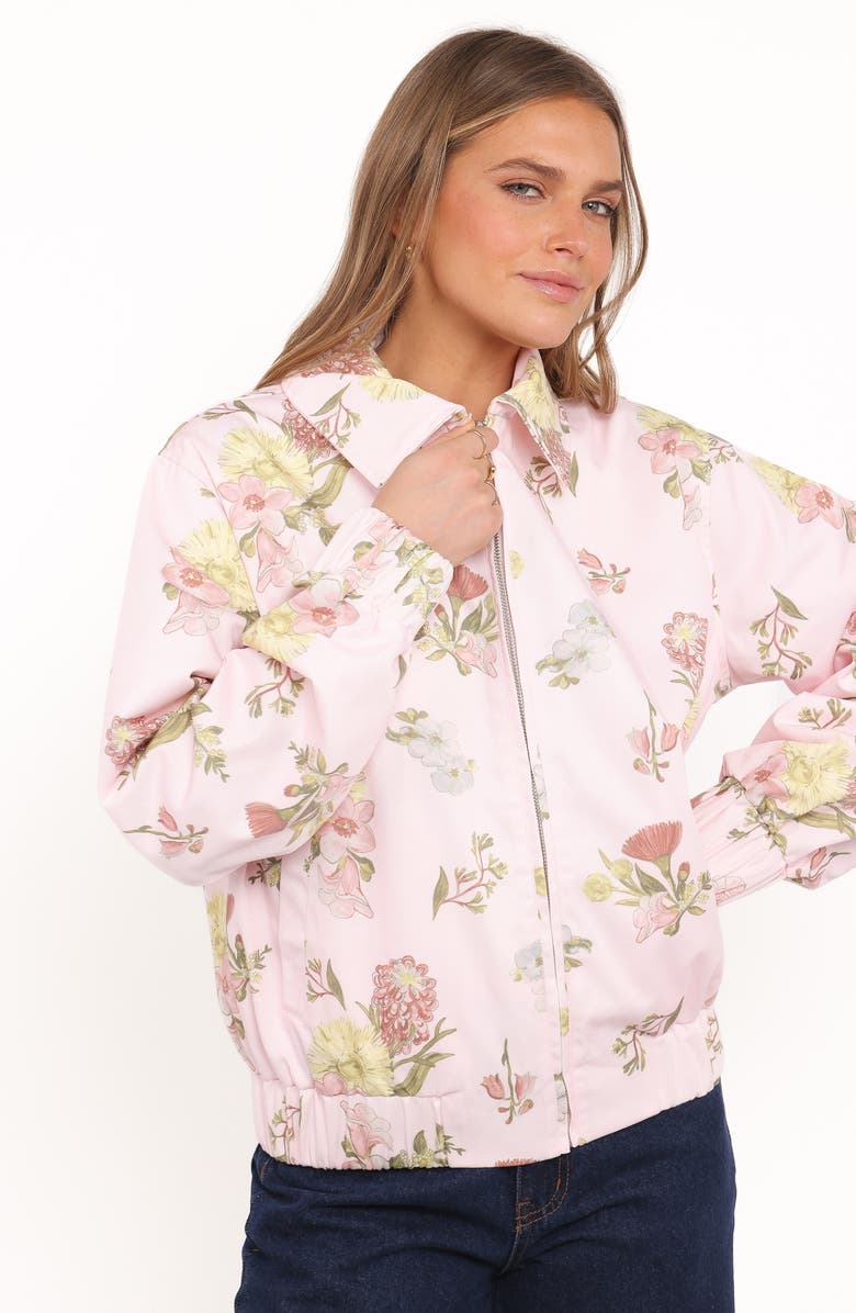 Petal & Pup Calvin Floral Twill Jacket, Alternate, color, Pale Pink Floral
