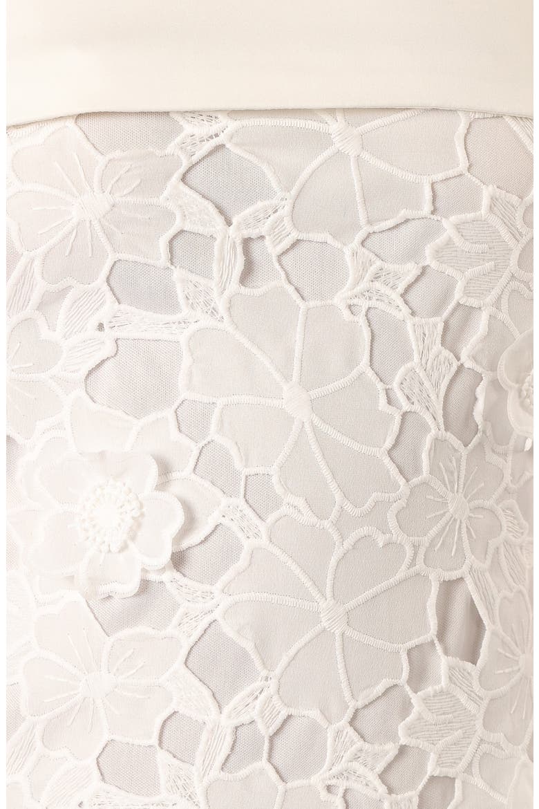 Emersyn Lace Sheath Dress, Alternate, color, WHITE