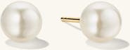 MEJURI Oversized Pearl Stud Earrings