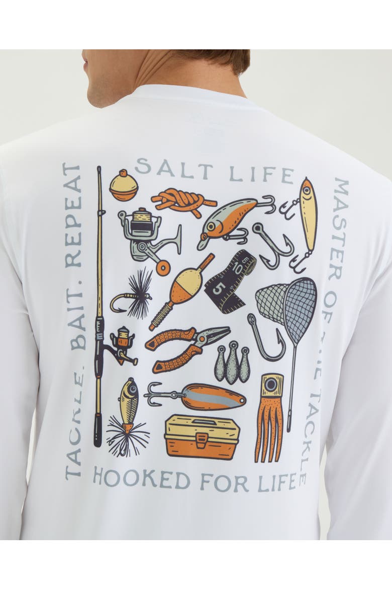 Tackle Ready  Performance Long Sleeve Tee, Alternate, color, WHITE