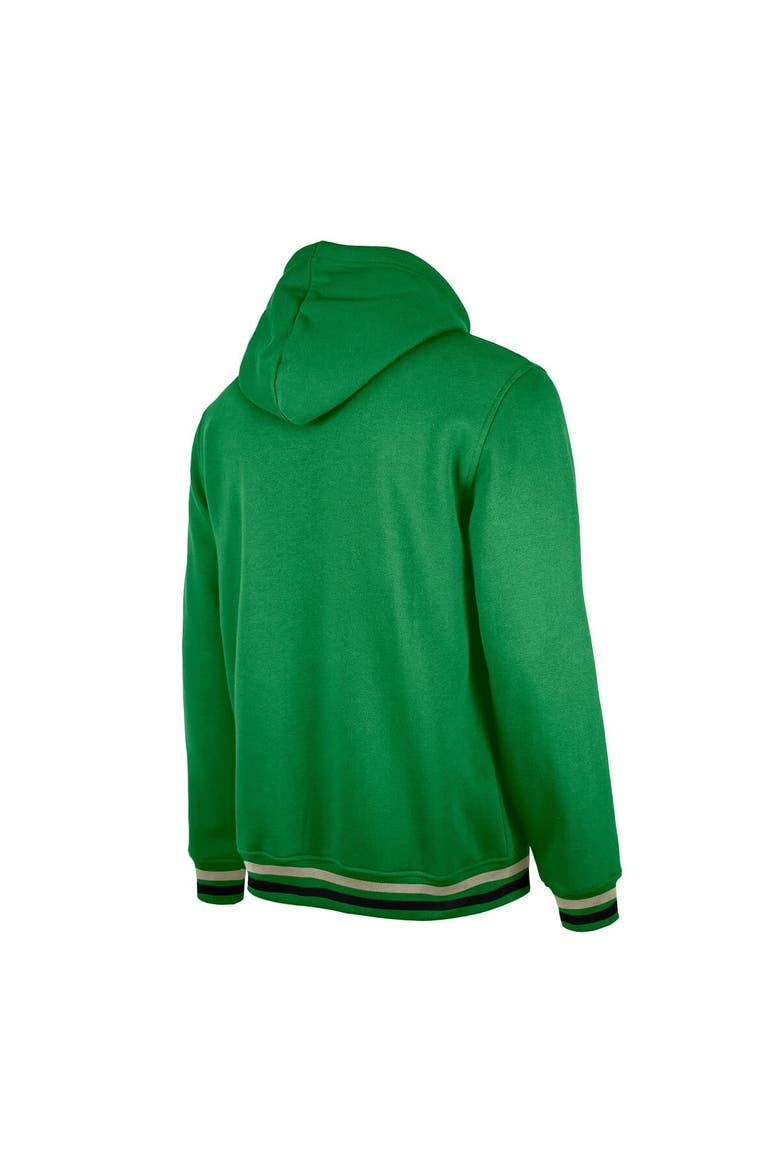 Men's New Era Kelly Green Boston Celtics Throwback Vintage Pullover Hoodie, Alternate, color, Kelly Green