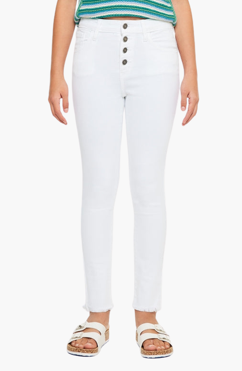 KanCan Jorja High Rise Ankle Skinny Jeans, Main, color, White