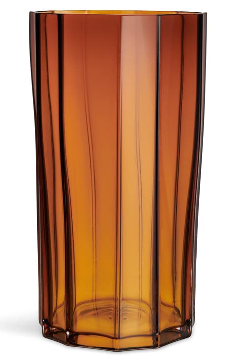 Reed Crystal Hurricane Candle Holder