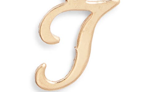 Set & Stones Gianna Initial Pendant Necklace In Gold/t