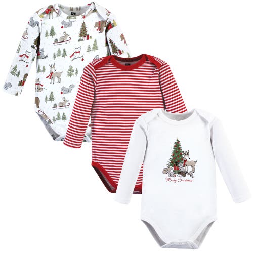Hudson Baby Everyday Long-sleeve Cotton All-in-ones In Multi