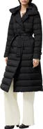 Burberry Long Nylon Audley Puffer Coat