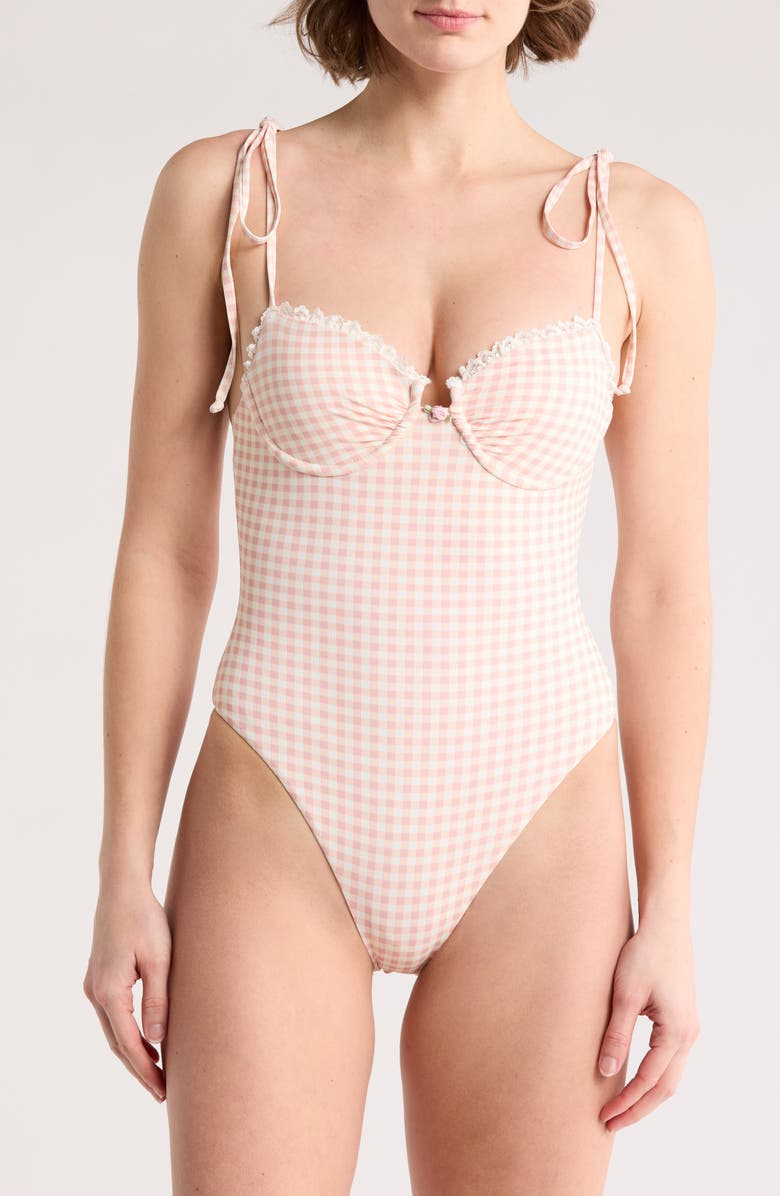 Dippin Daisys Bonjour One-Piece Swimsuit, Main, color, 