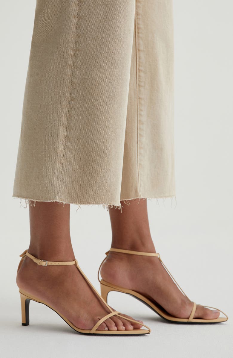 AG Saige Ankle Wide Leg Jeans, Alternate, color, Sulfur Pumice