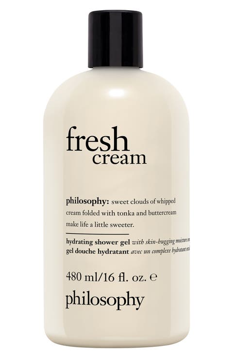 fresh cream hydrating shower gel