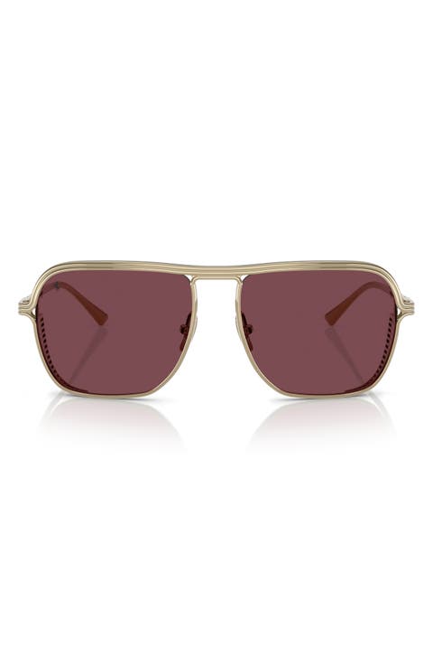 59mm Square Sunglasses