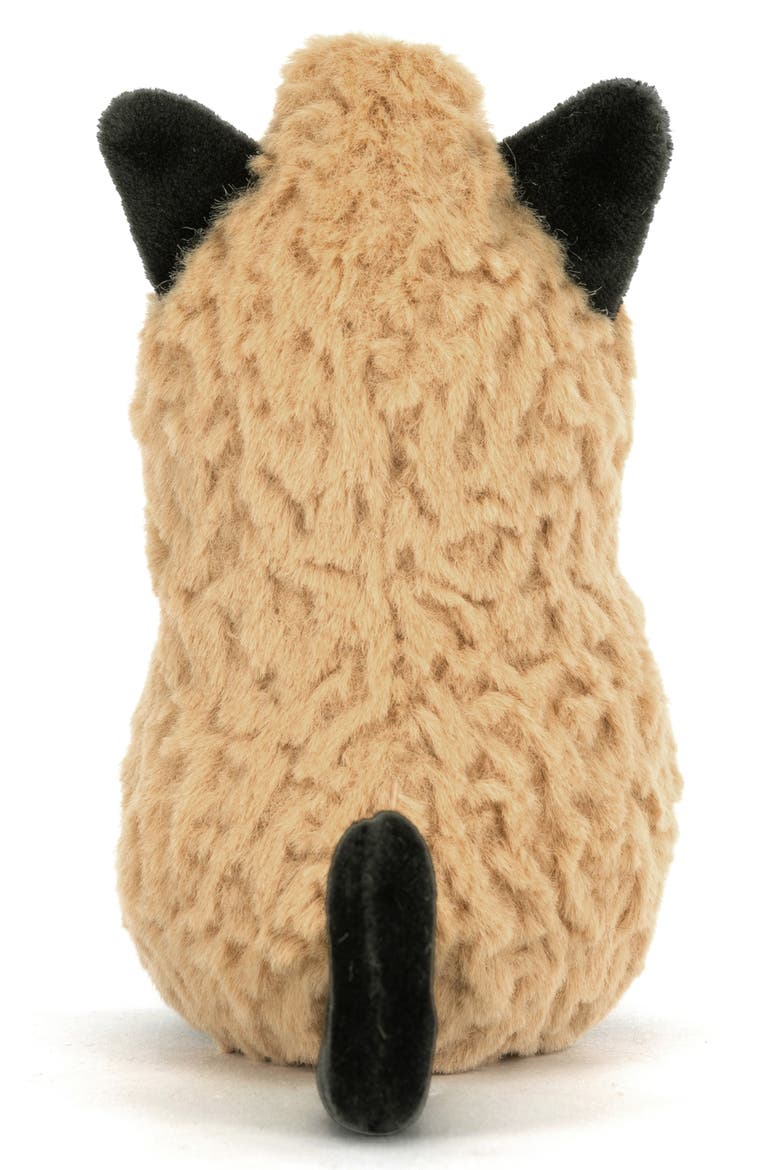 Amuseables Peanut Cat Stuffed Animal, Alternate, color, BROWN
