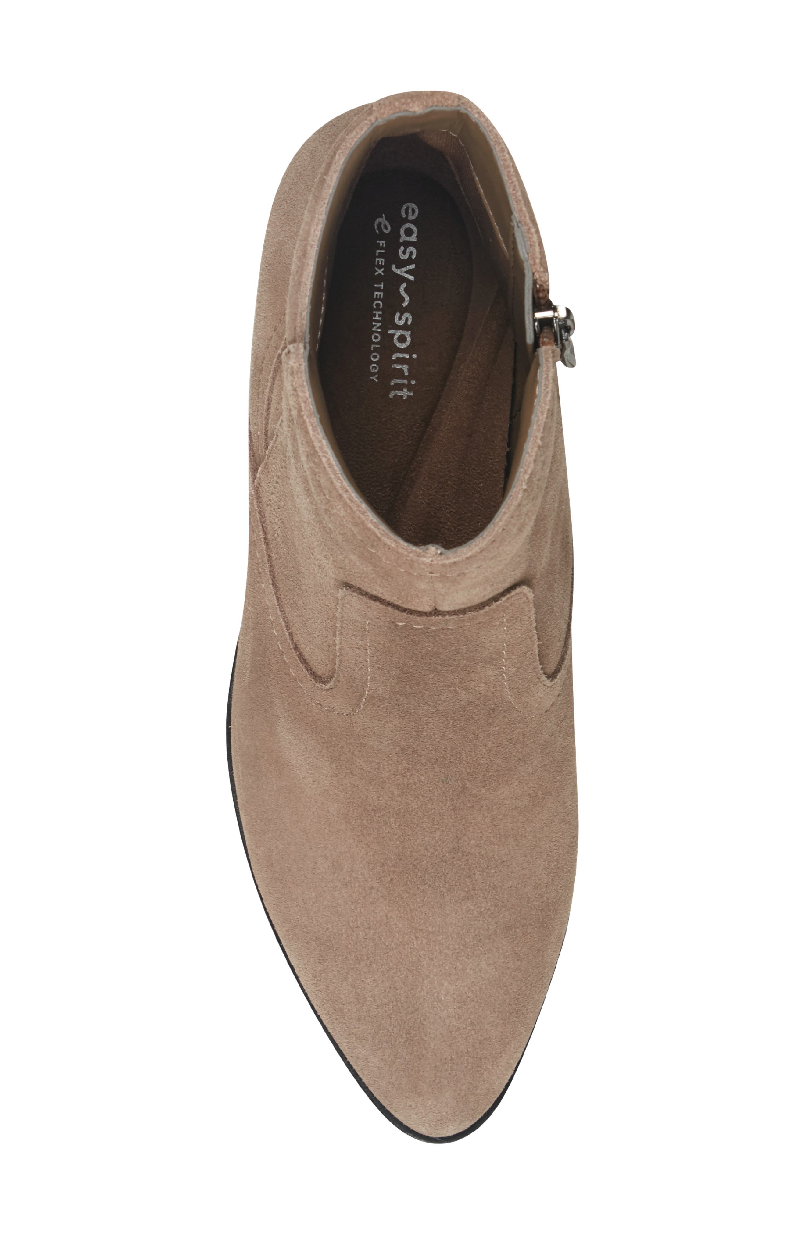 Haya Leather Bootie, Alternate, color, TAU02