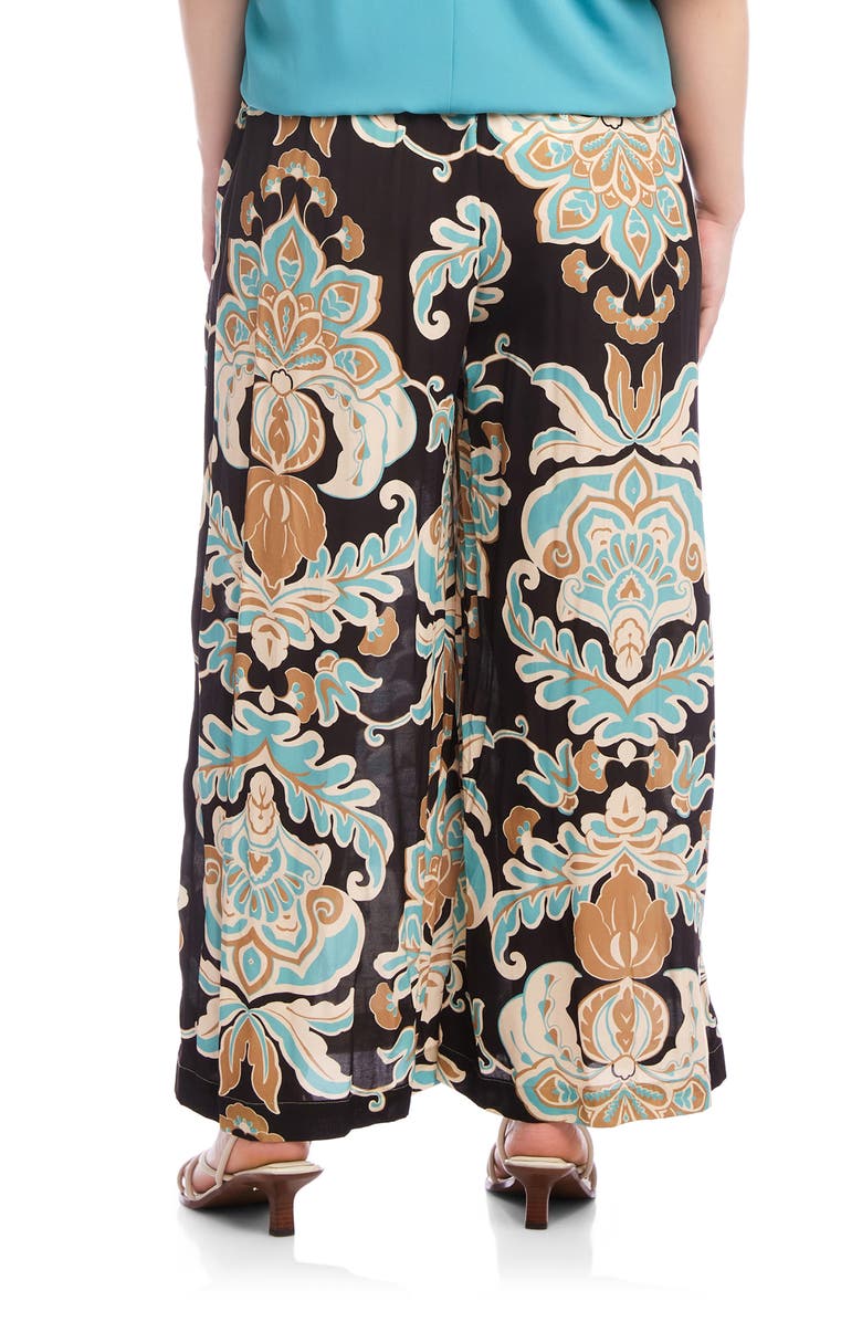Karen Kane Floral Wide Leg Pants, Alternate, color,