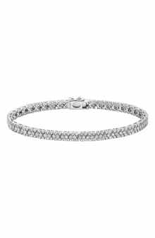 EFFY Sterling Silver Diamond Tennis Bracelet