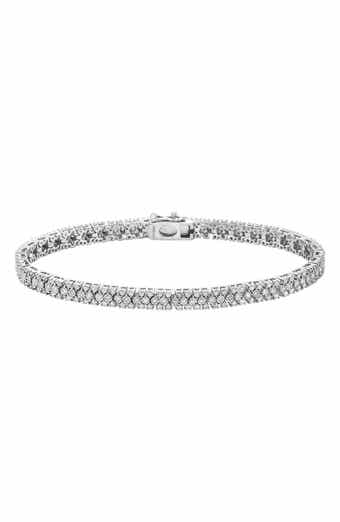 Sterling Silver Diamond Tennis Bracelet