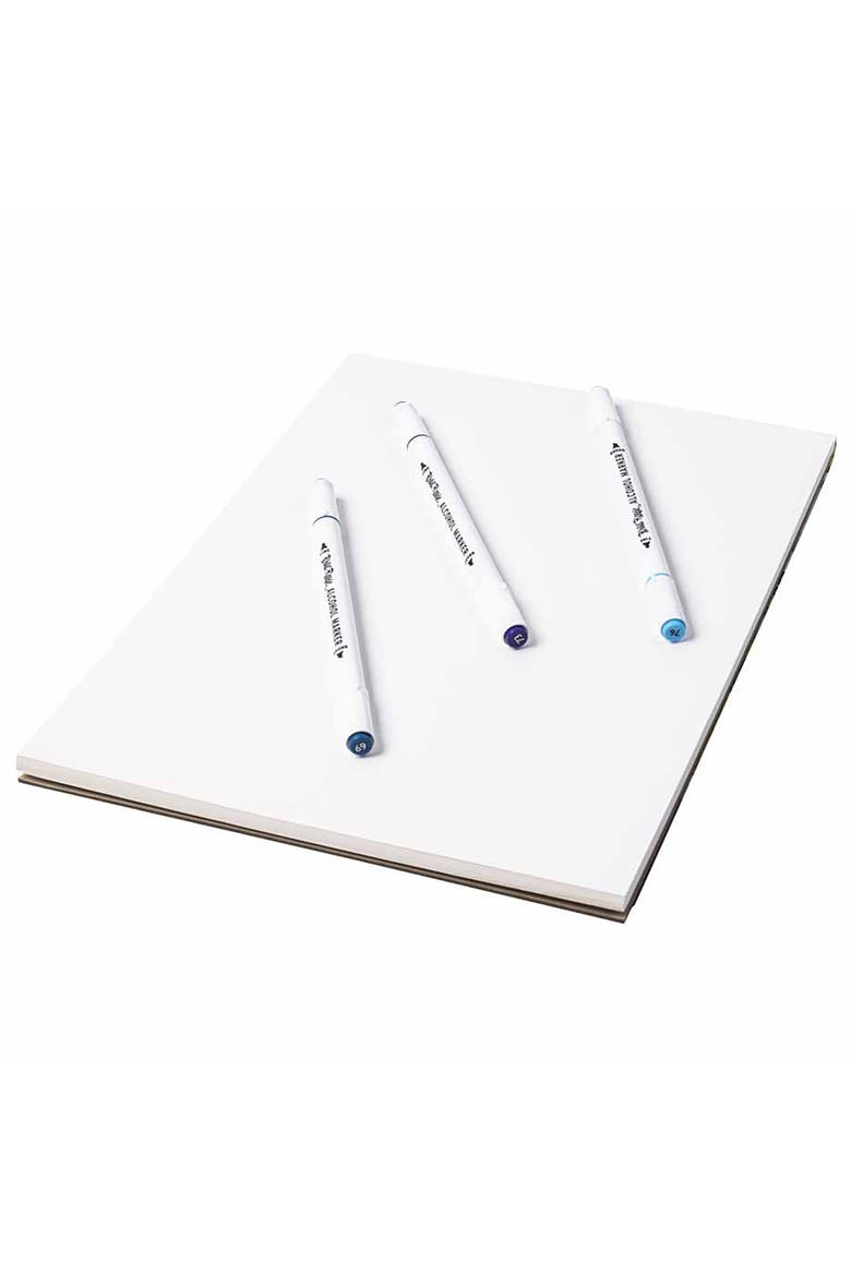 Marker Paper Pad 50 Sheets, Alternate, color, Multicolored