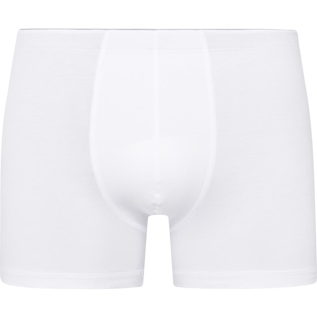 Hanro Natural Function Tencel And Cotton Boxer Brief In White
