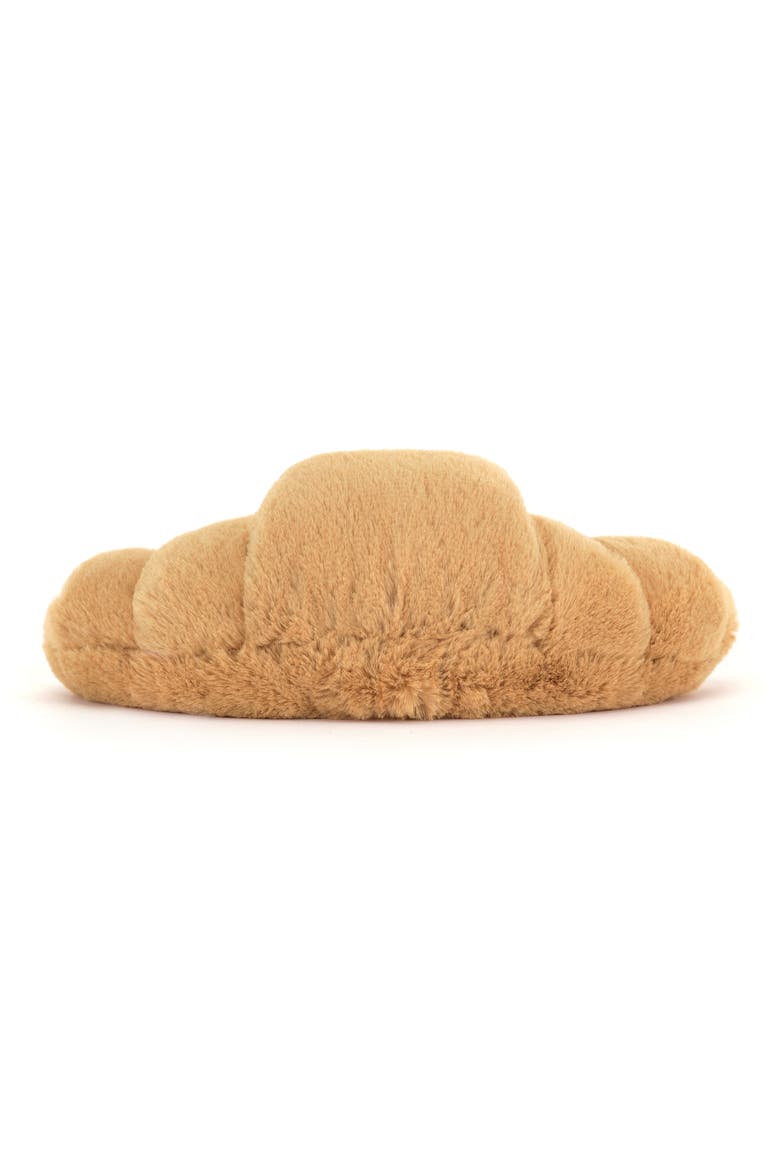 Small Croissant Plush Toy, Alternate, color, KHAKI