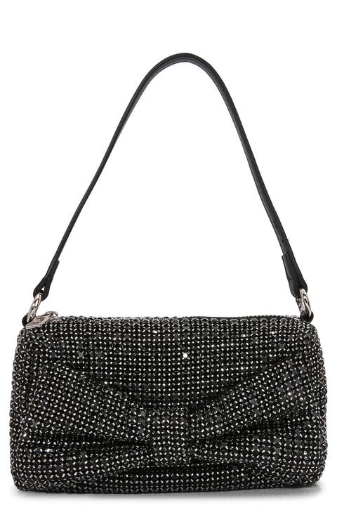 Rhinestone Bow Handheld Bag