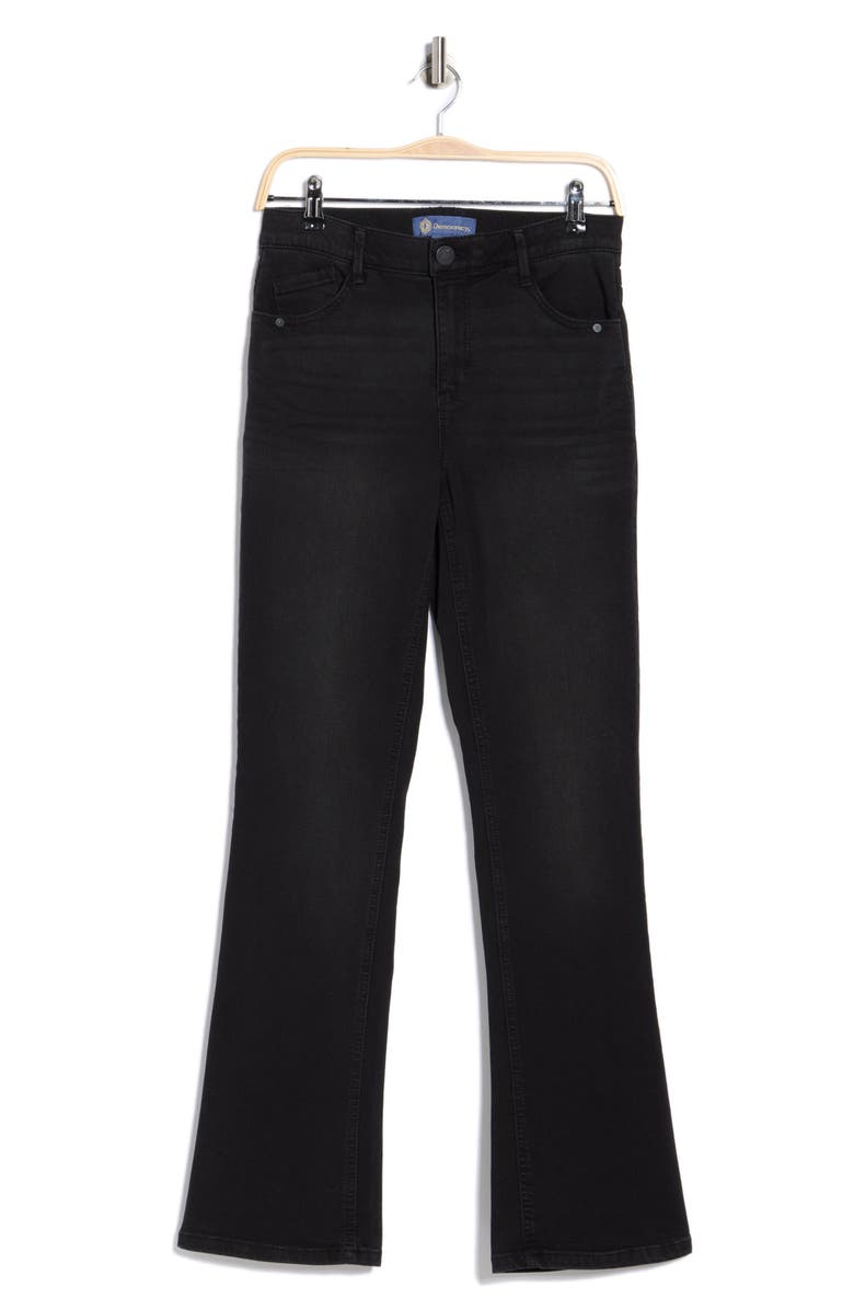Democracy AbSolution High Waist Itty Bitty Bootcut Jeans, Alternate, color, Washed Black