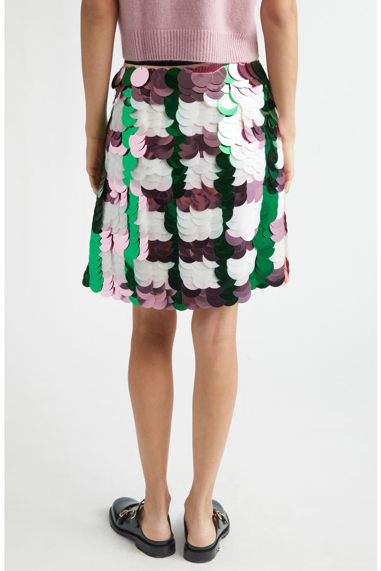 Sequin Check Skirt, Alternate, color, CHC20QUARTZ
