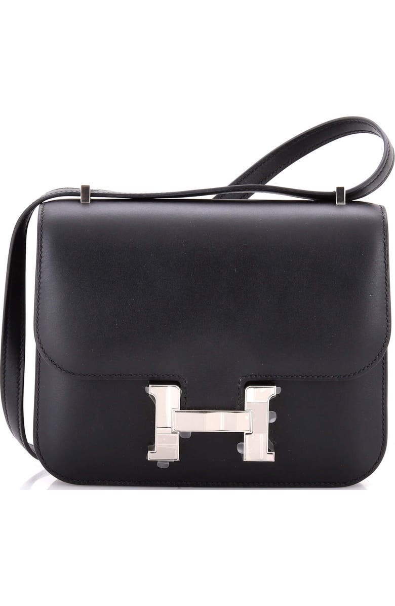 Pre-Owned Hermes Studio Constance Bag Monsieur 18, Main, color, Noir